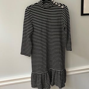 Kate Spade Black & White Striped Dress Size S